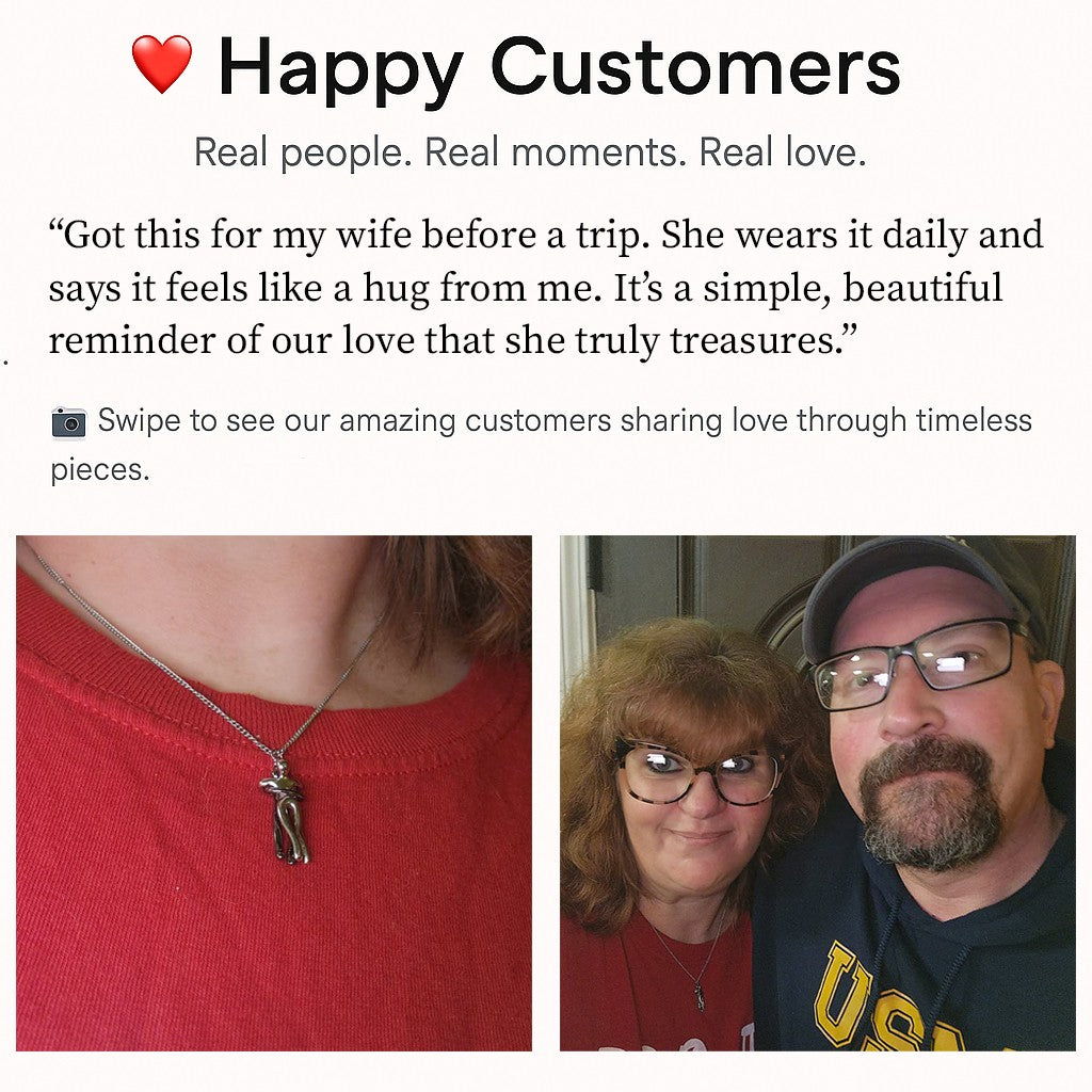 Hug Necklace – Handmade Gift of Love