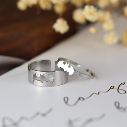Bat Couple Rings – Matching Rings for Him & Her