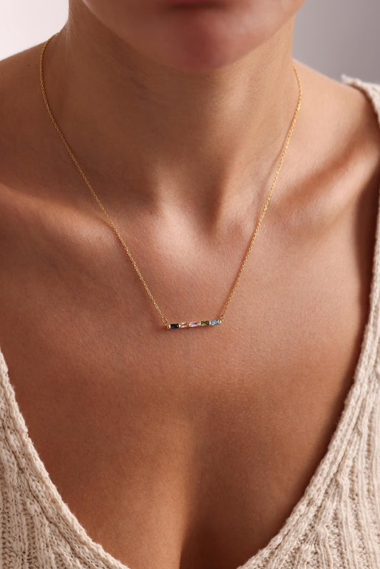Birthstone Necklace For Her, Mom, Grandma