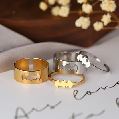 Bat Couple Rings – Matching Rings for Him & Her